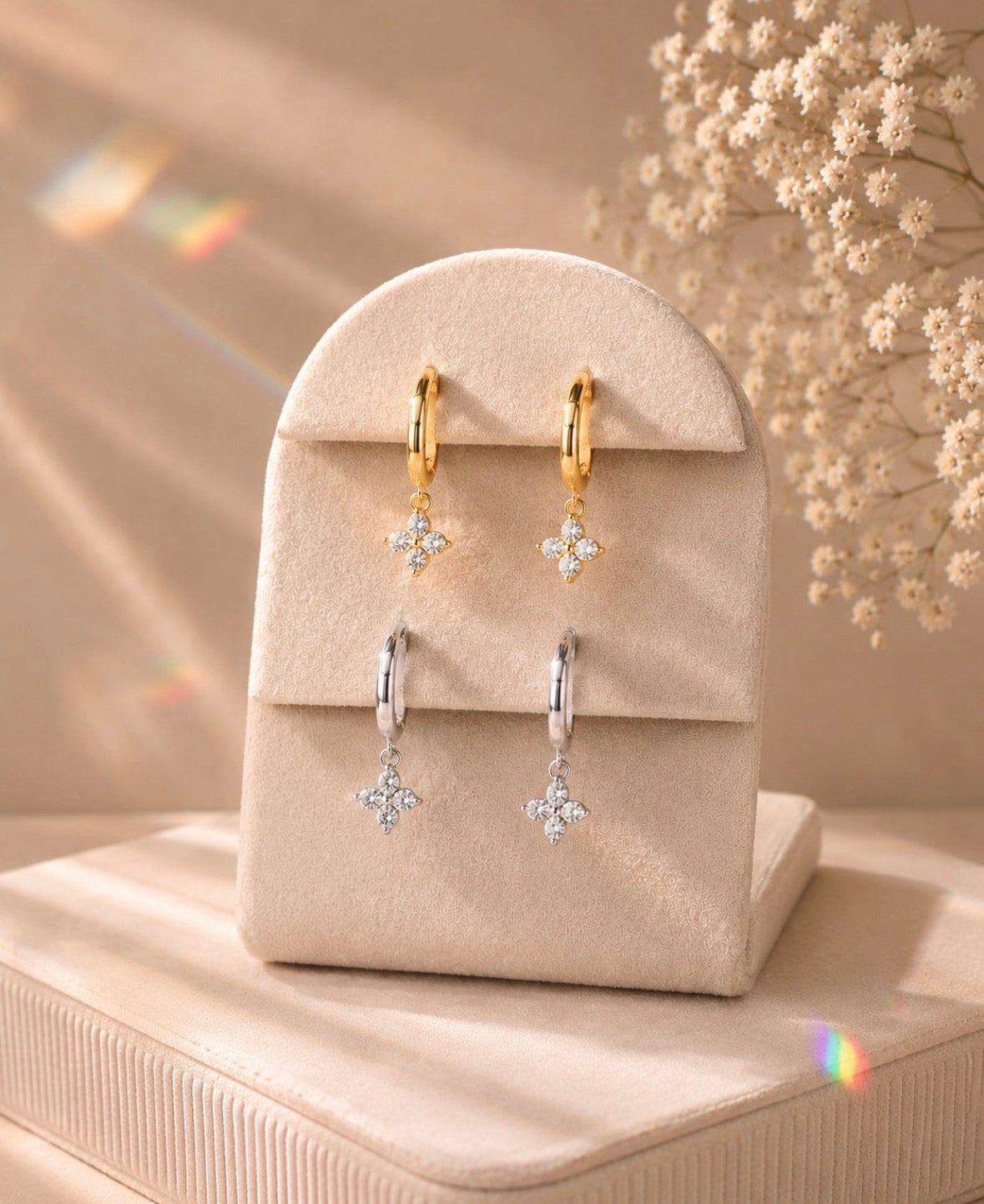 Fleur Mini Hoops