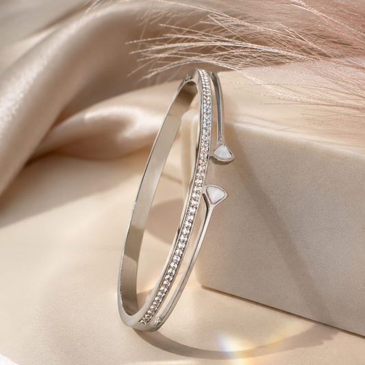 Astra Diamond Arc Bangle