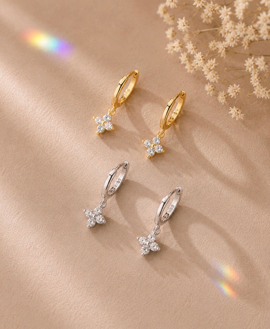 Fleur Mini Hoops